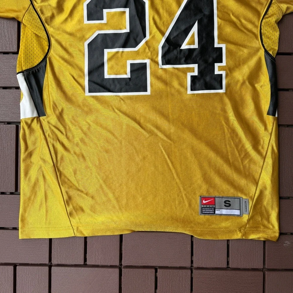 Nike Mizzou Missouri Tigers Football Jersey Mens Small #24 Gold‎ Football NCAA